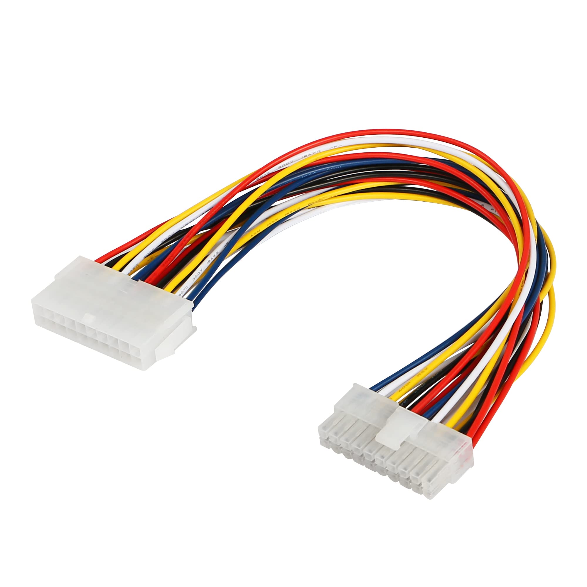 Amazon.co.jp: CERRXIAN 30cm ATX 20ピン オス - 20ピン メス 電源延長